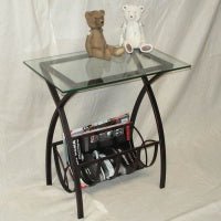 Magazine Glass Top Table FURNITURE at World Of Decor NZ