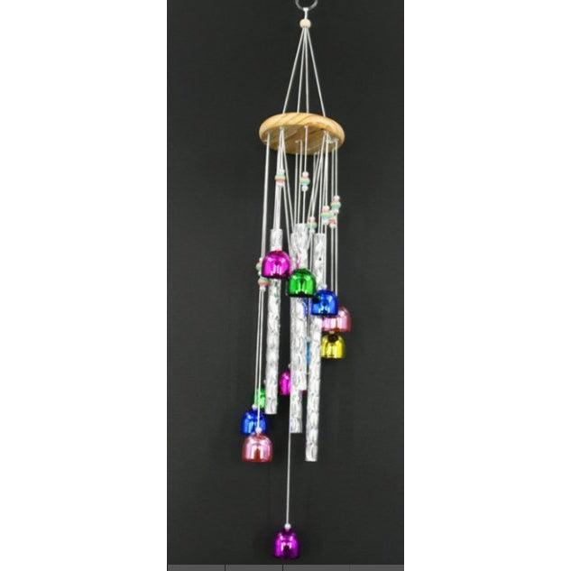Multi Color Bell WindChime 90cm at World Of Decor NZ