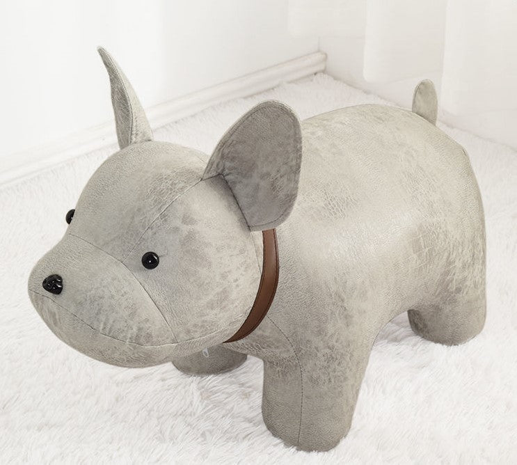 Animal Stool - Dog Sand Grey Furniture at World Of Decor NZ