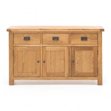 Buffet Cabinet 3 door 3 drawer - Oak FURNITURE at World Of Decor NZ