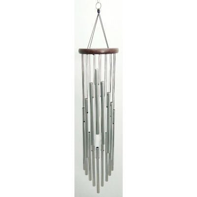 Spiral Wind Chime Silver at World Of Decor NZ