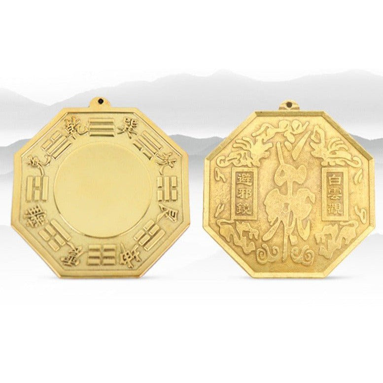 Brass Bagus Mirror Concave FENG SHUI PRODUCTS at World Of Decor NZ