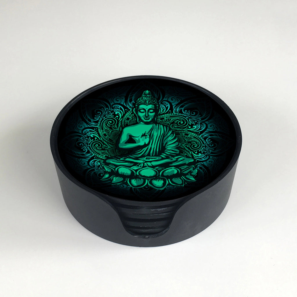 Buddha Coasters Set of 6 COASTER at World Of Decor NZ