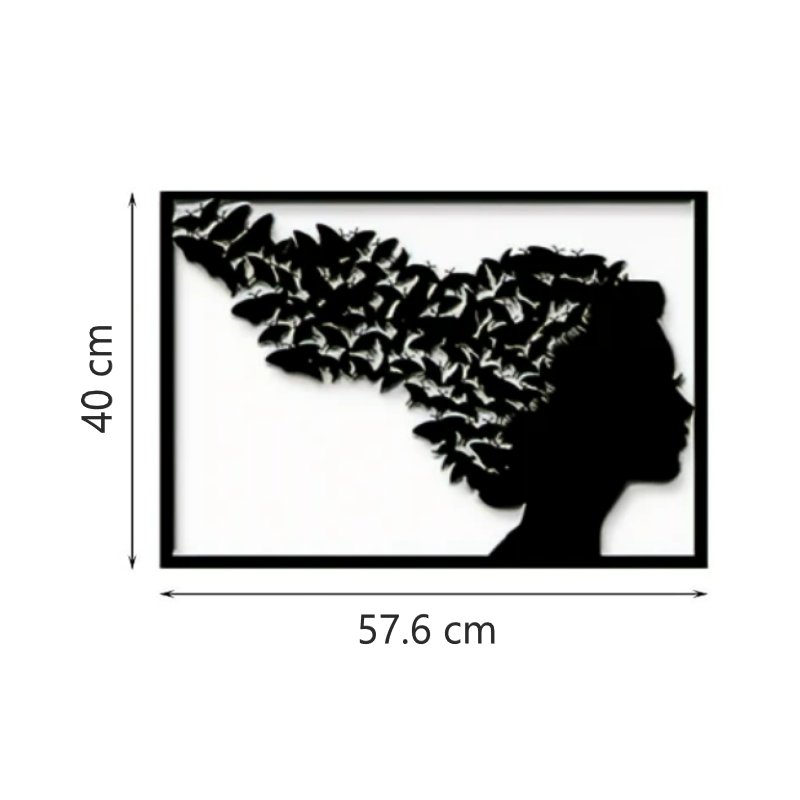Butterflys Head Wall Art Wall Art, Affirmations & Hangings at World Of Decor NZ