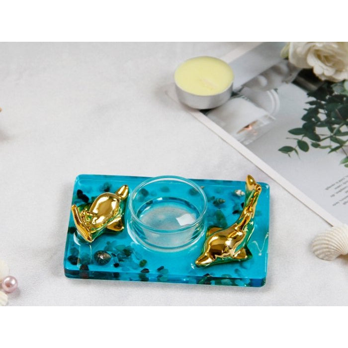 Dolphin Incense/Tealight Holder CANDLES HOLDER at World Of Decor NZ
