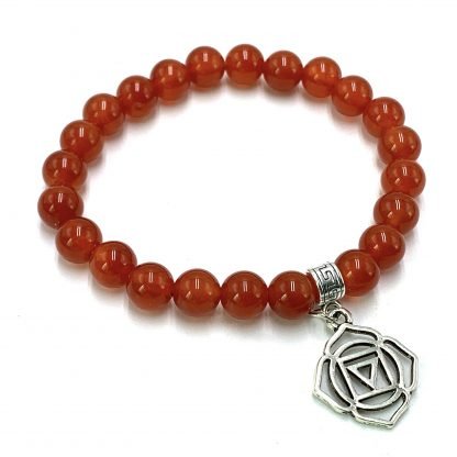 Carnelian Root Chakra Bracelet CRYSTAL at World Of Decor NZ