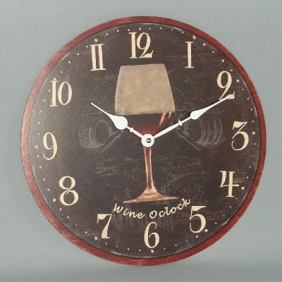 Wine O Clock CLOCK at World Of Decor NZ