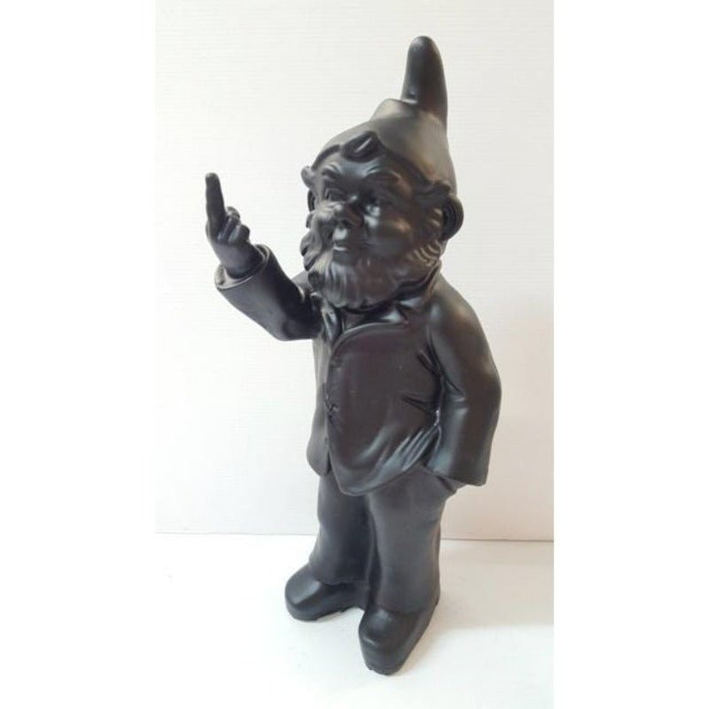 Cheeky Gnome - Matt Black Poly Resin Figurines & Animals at World Of Decor NZ