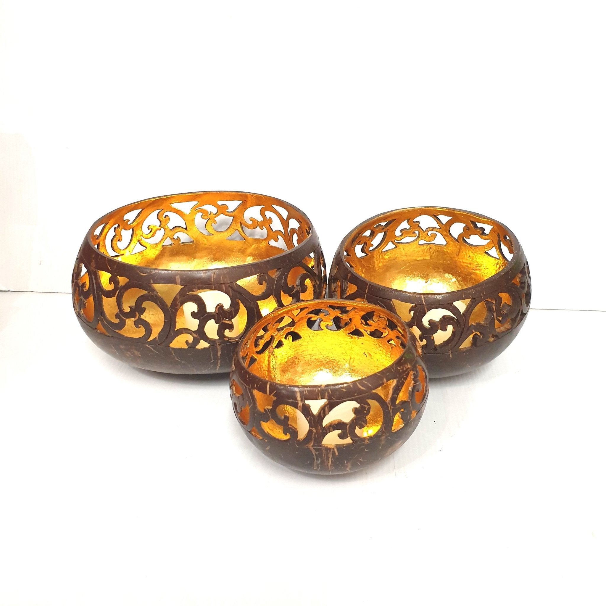 Coconut Bowl MediumFlower World Of Decor