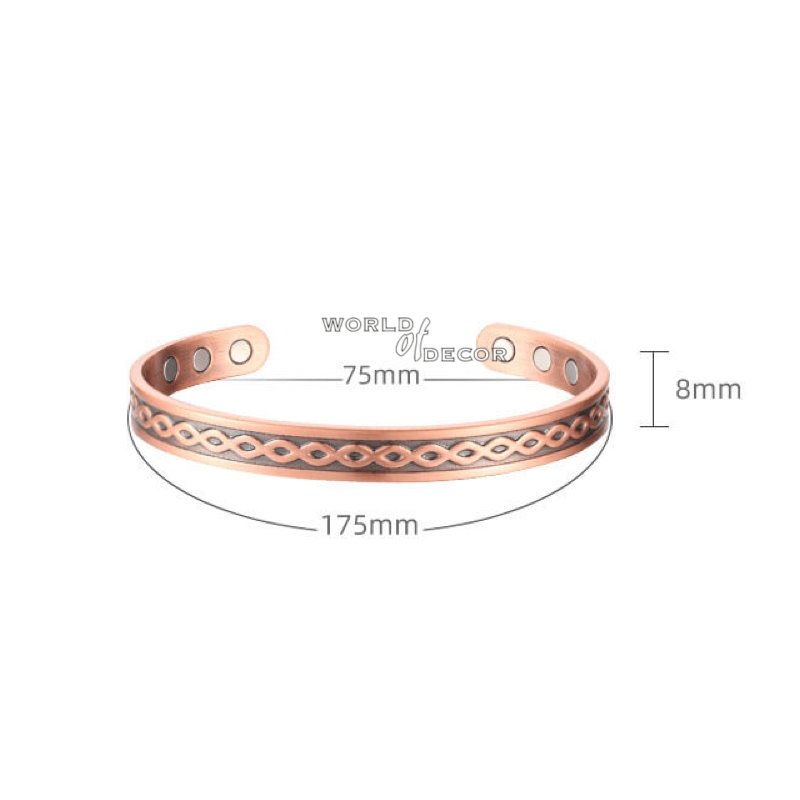 Copper Bracelet - Celtic Weave Copper Bracelet at World Of Decor NZ