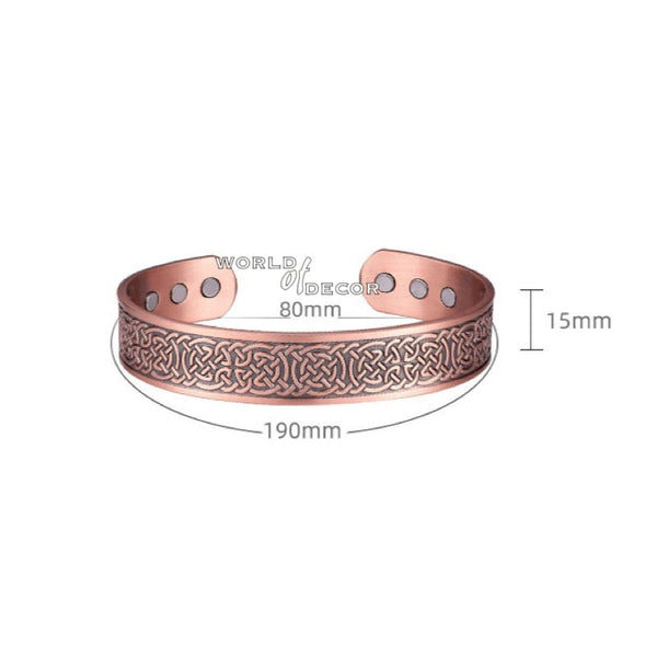 Copper Bracelet-Viking Cuff at World Of Decor NZ