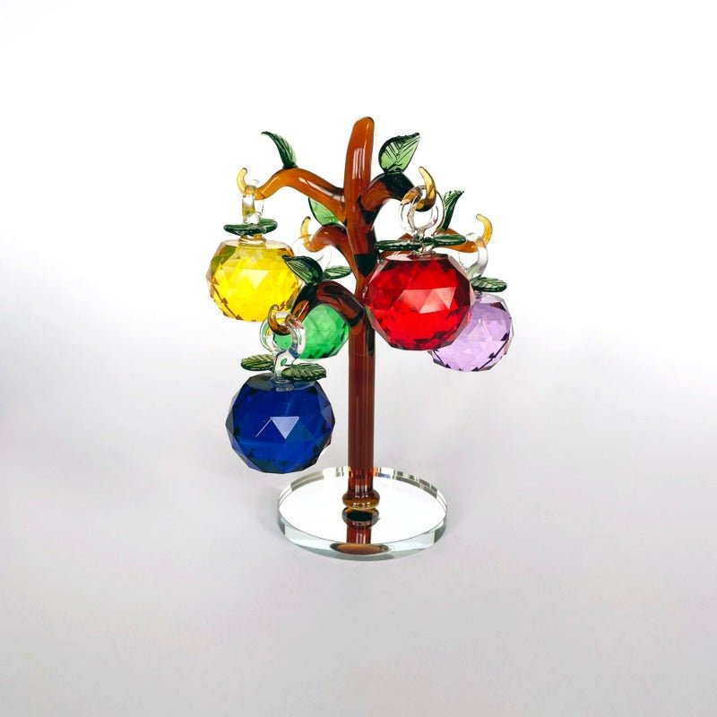Prosperity Crystal Glass Apple Tree 16cm CRYSTAL 1 at World Of Decor NZ