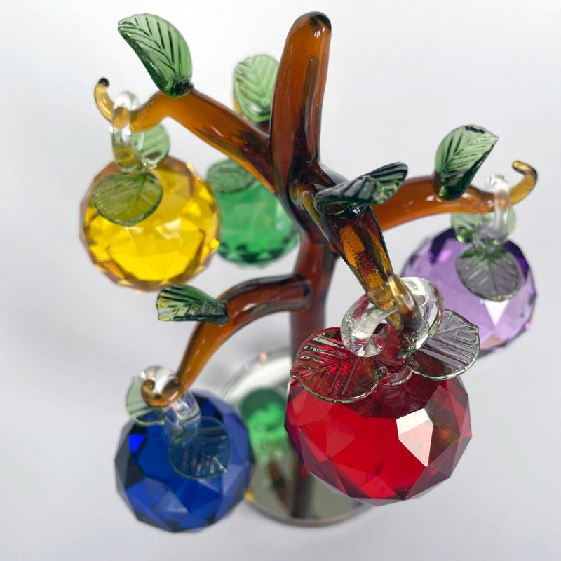 Prosperity Crystal Glass Apple Tree 16cm CRYSTAL 1 at World Of Decor NZ