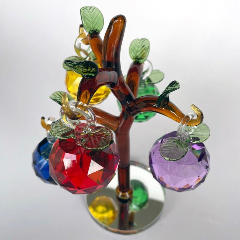Prosperity Crystal Glass Apple Tree 16cm CRYSTAL 1 at World Of Decor NZ
