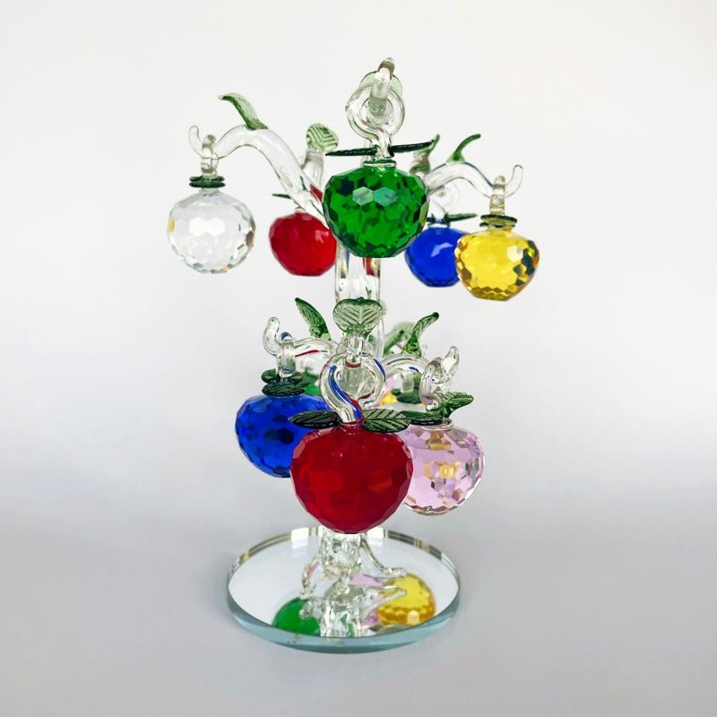 Prosperity Crystal Glass Apple Tree 25cm CRYSTAL 1 at World Of Decor NZ