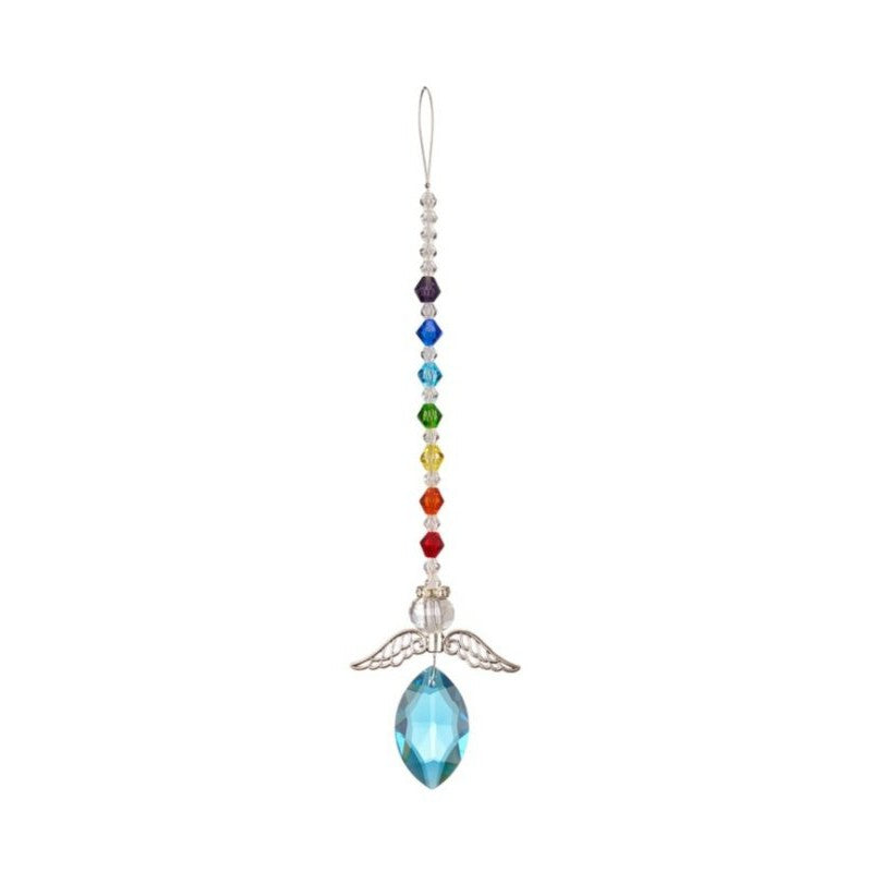 Crystal Suncatcher - Angel Blue Crystal, Crystal Suncatcher & Gem Tree at World Of Decor NZ