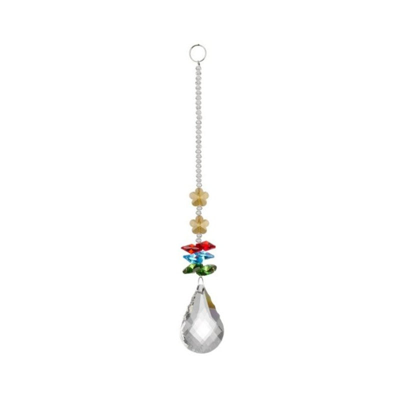 Crystal Suncatcher - Multi Cluster Teardrop 30cm Crystal, Crystal Suncatcher & Gem Tree at World Of Decor NZ