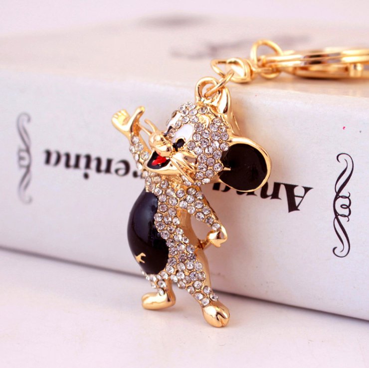Diamante Key Ring - Mickey Mouse KEY RING at World Of Decor NZ