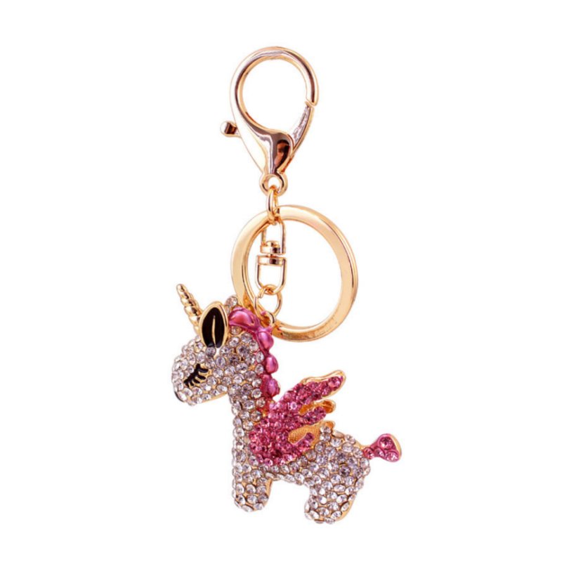 Diamante Key Ring - Unicorn KEY RING at World Of Decor NZ