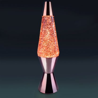 Diamond Giltter Lava Lamp - Rose Gold LAVA LAMP at World Of Decor NZ