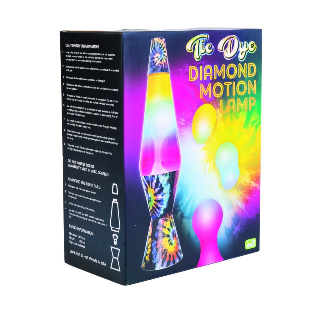 Diamond Motion Lamp-Tie Dye at World Of Decor NZ