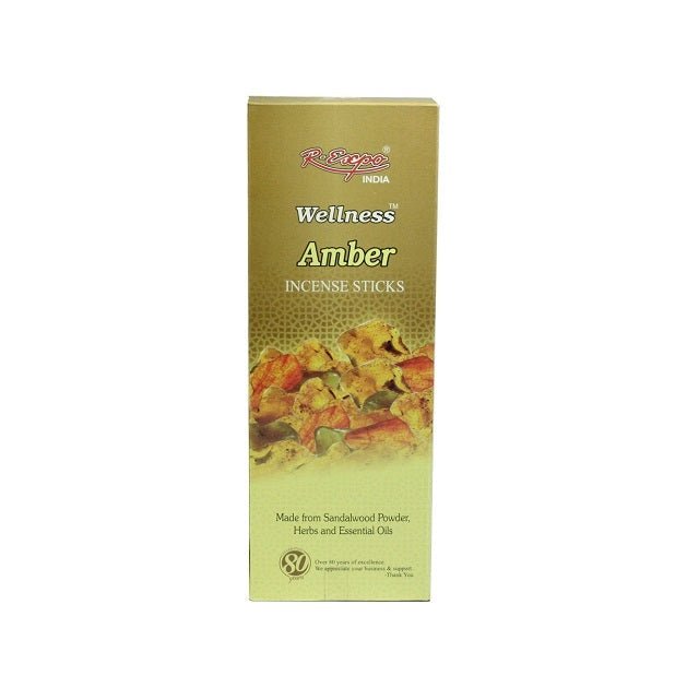 Wellness Incense Amber 20G World Of Decor
