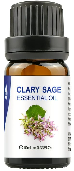 Essential Oil 10ml - Clary Sage Aroma Diffuser,Air Humidifier,Essential at World Of Decor NZ