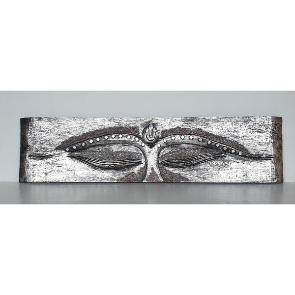 Eyes Wall Art 100cm-Silver at World Of Decor NZ