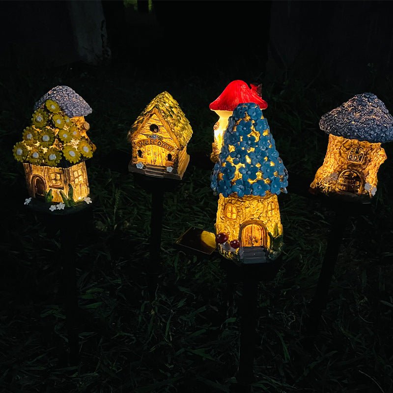 Fairy House Solar Light - Welcome GARDEN & OUTDOOR at World Of Decor NZ