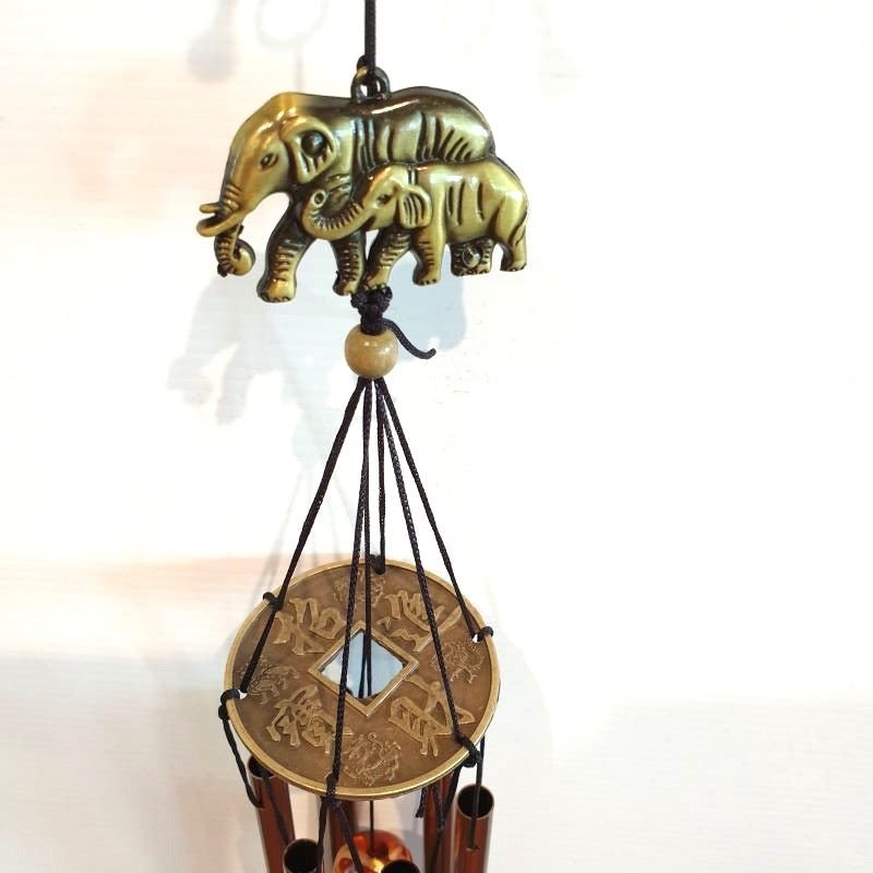 Feng Shui Windchime - Wealth Elephant Windchimes & Outdoors at World Of Decor NZ