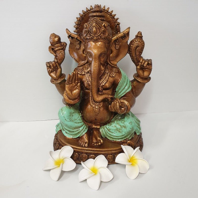 Ganesh With Base - Blue GANESH at World Of Decor NZ