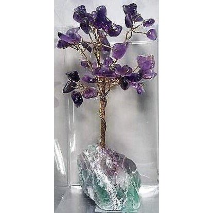 Gemstone Tree Crystal Base - Amethyst CRYSTAL 1 at World Of Decor NZ