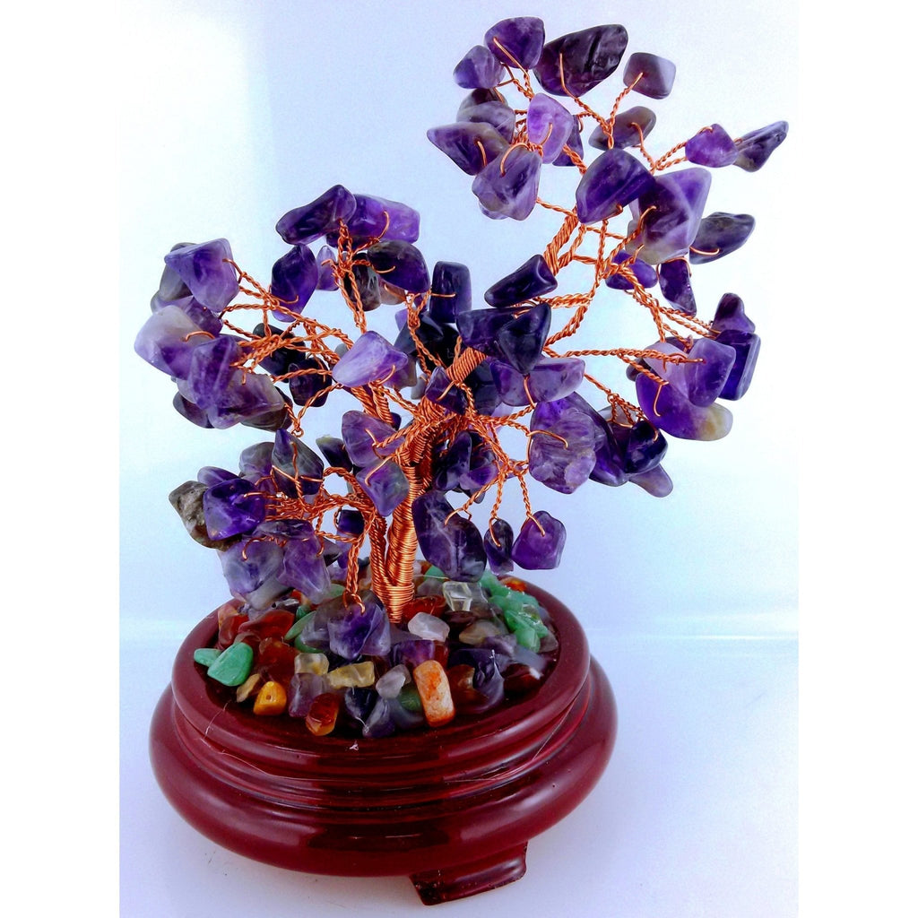 Gemstone Tree Large - Amethyst CRYSTAL 1 at World Of Decor NZ