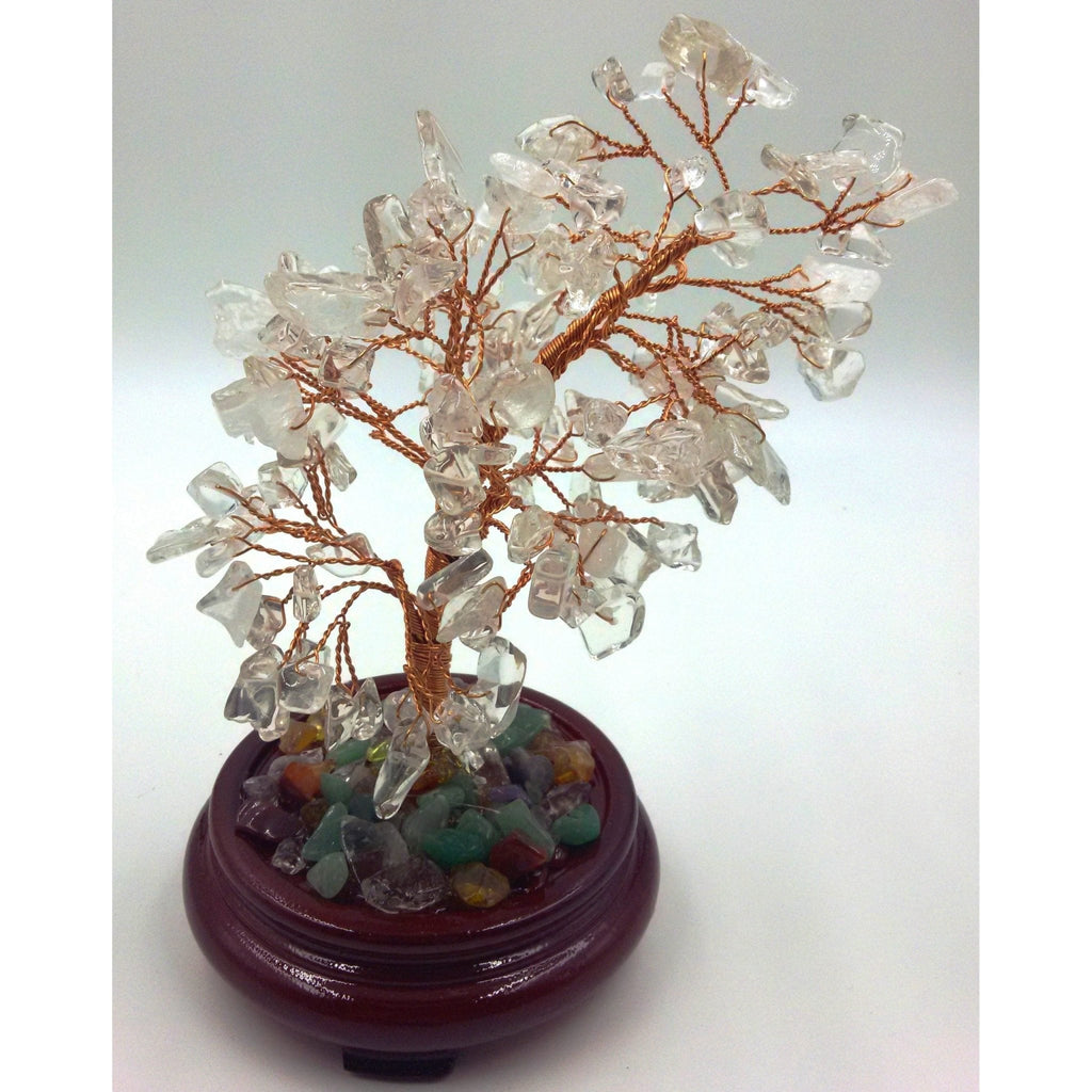 Gemstone Tree Large - Clear Quartz CRYSTAL 1 at World Of Decor NZ