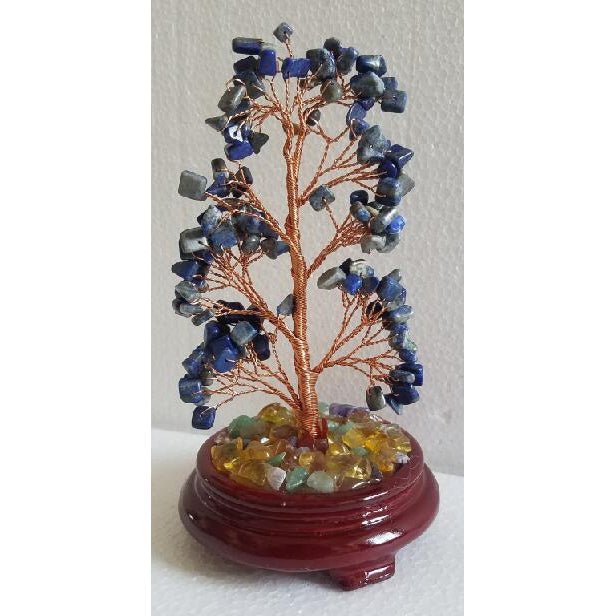 Gemstone Tree Large - Lapis CRYSTAL 1 at World Of Decor NZ