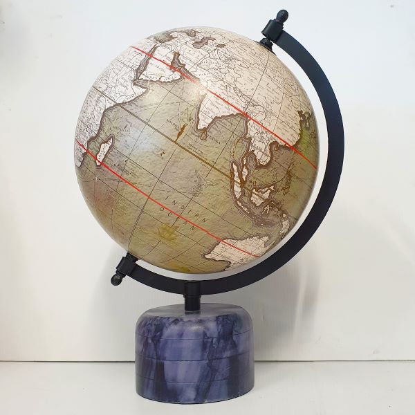Globe On Marble 20cm at World Of Decor NZ