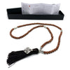 Goldstone Mala Beads with Crown Chakra Charm Necklace - 108 Beads* CRYSTAL at World Of Decor NZ