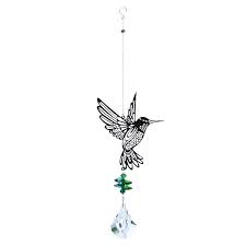 Hanging Sun Catcher - Humming Bird Crystal, Crystal Suncatcher & Gem Tree at World Of Decor NZ