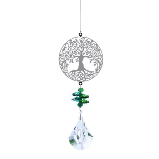 Hanging Sun Catcher Tree of Life World Of Decor
