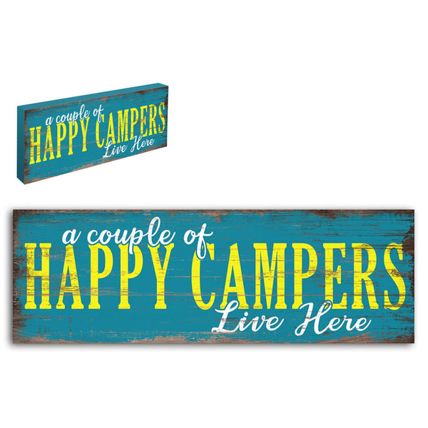 Happy Campers Sign at World Of Decor NZ