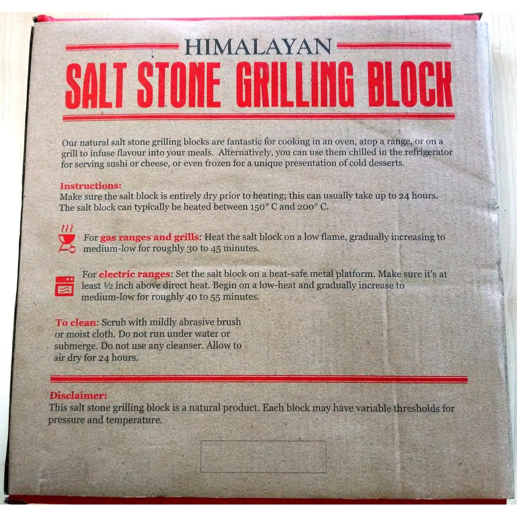 Himalayan Salt Stone Grilling Block at World Of Decor NZ