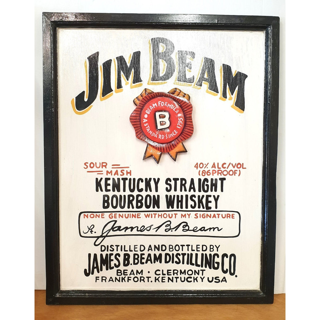Jim Beam Plaque WALLHANGING at World Of Decor NZ