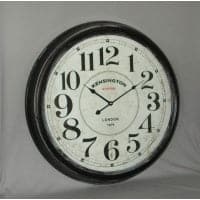 Kesington Black Clock 62cm at World Of Decor NZ