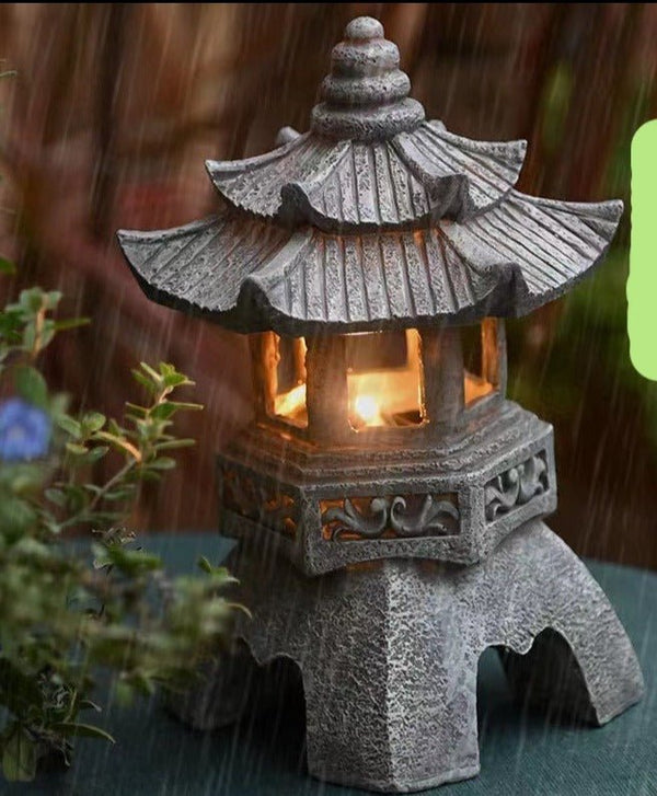 Large Outdoor Oriental Solar Lamp at World Of Decor NZ