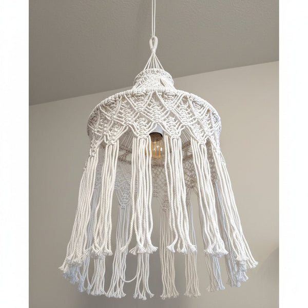 Macrame 3 Tier Lamp Shade LAMP at World Of Decor NZ