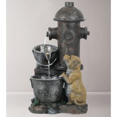 Water Fountain With Puppy at World Of Decor NZ