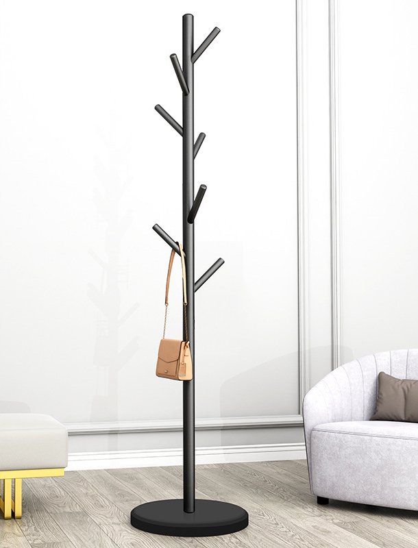 Metal Coat Stand-Black at World Of Decor NZ