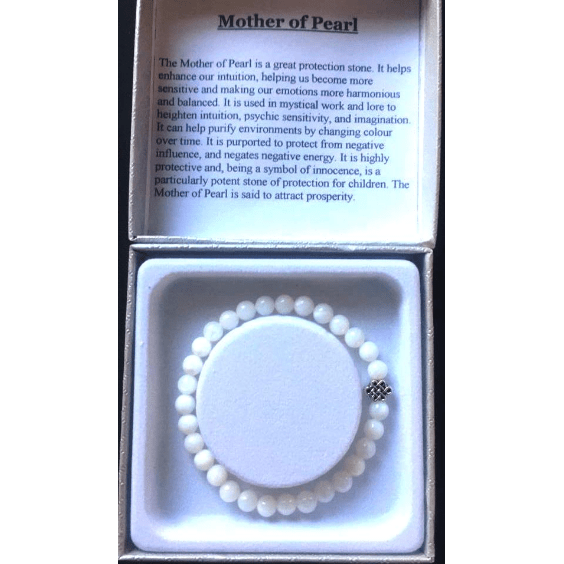 Mother of Pearl Bracelet CRYSTAL at World Of Decor NZ