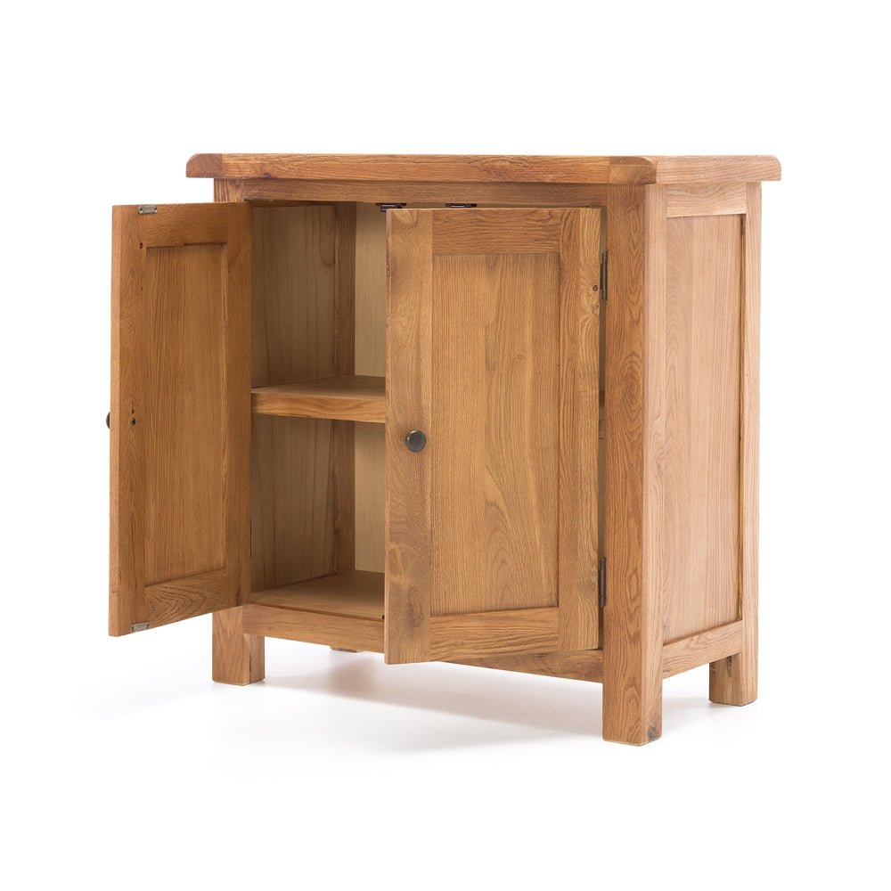 Oak Mini Buffet FURNITURE at World Of Decor NZ