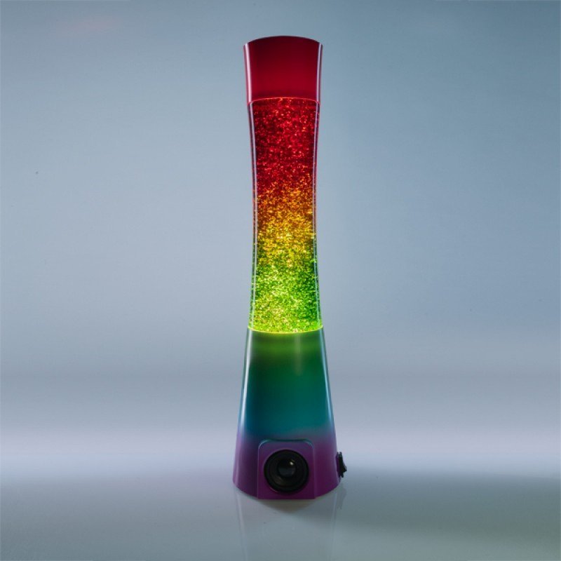 Rainbow Giltter Lava Lamp Bluetooth Speaker LAVA LAMP at World Of Decor NZ